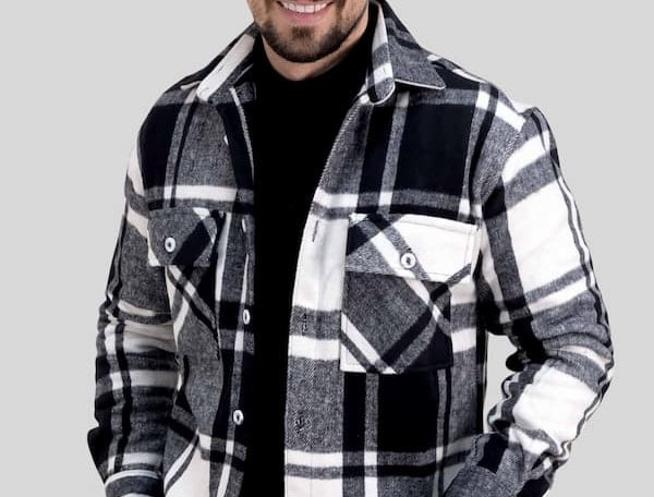 پیراهن مردانه پشمی پاییزه و زمستانه با کیفیت عالی